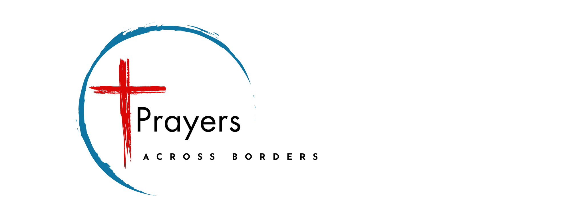 Prayers Across Borders Logo (8 x 3 in)